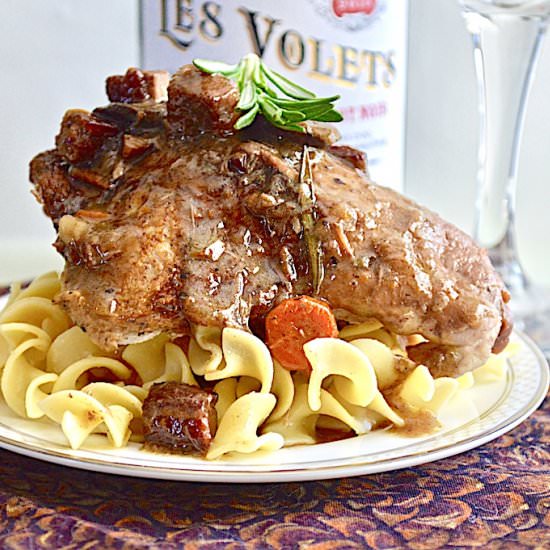 Coq au Vin - Recipe photo by jeanieandluluskitchen