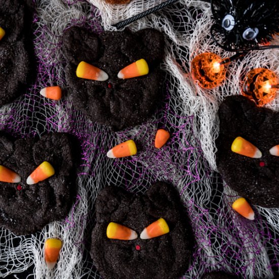 Black Cat Sugar Cookies - Recipe photo by A Table Full of Joy