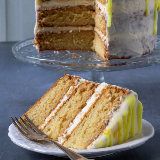 Vegan Lemon Cake - Recipe photo by veggie desserts