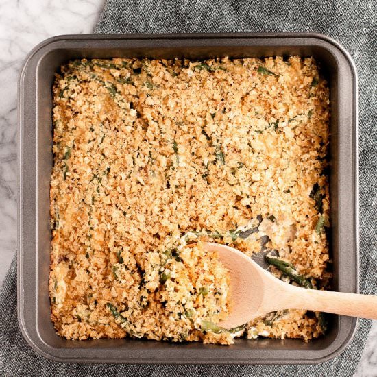 Bacon Green Bean Casserole - Recipe photo by realbalanced