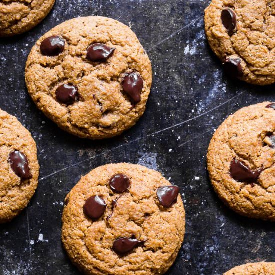 Pumpkin Spice Chocolate Chip Cookie - Recipe photo by foodfaithfitness
