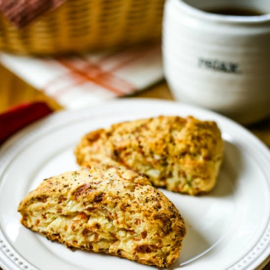 Bacon Cheddar Scones - Recipe photo by lifeloveandgoodfood