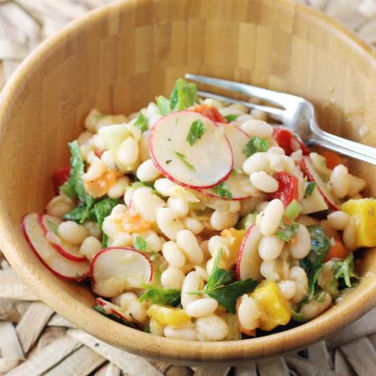Alubia bean salad - Recipe photo by Food Gal