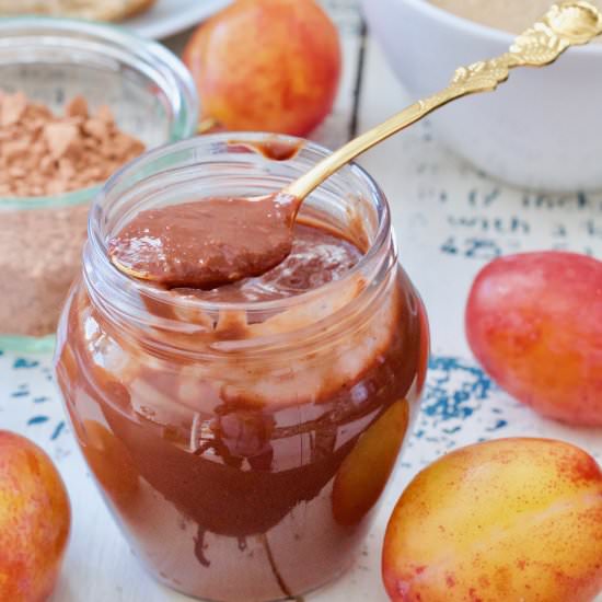 Homemade Plum & Chocolate Spread - Recipe photo by joskitchenlarder