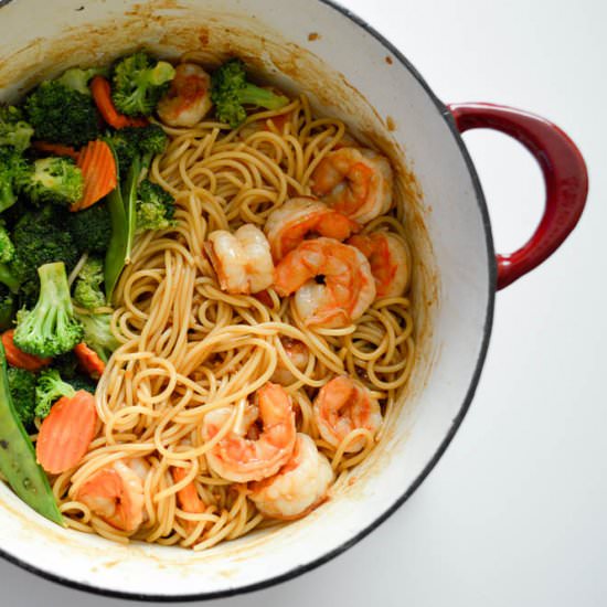 One Pot Asian Noodles - Recipe photo by Intuitive.Nutritionist