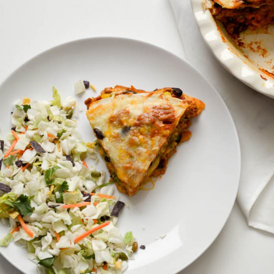 Taco Pie - Recipe photo by Intuitive.Nutritionist