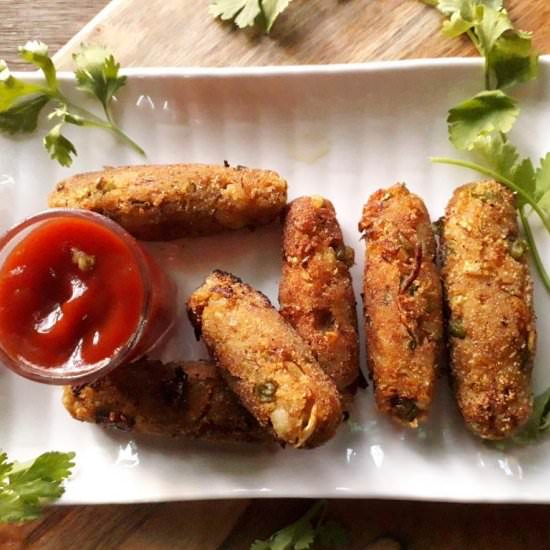Vegetable seekh kabab - Recipe photo by My Dainty Kitchen