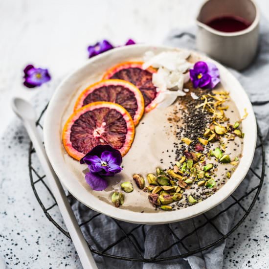 Blood Orange + Vanilla Smoothie - Recipe photo by TheFitFoodie