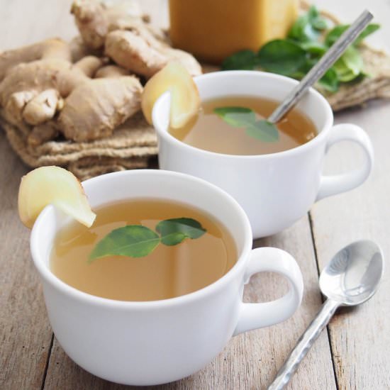 Ginger Tea - Recipe photo by Bake With Paws