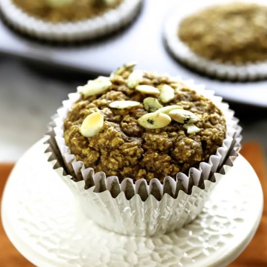 Healthy Pumpkin Muffins - Recipe photo by abakershouse