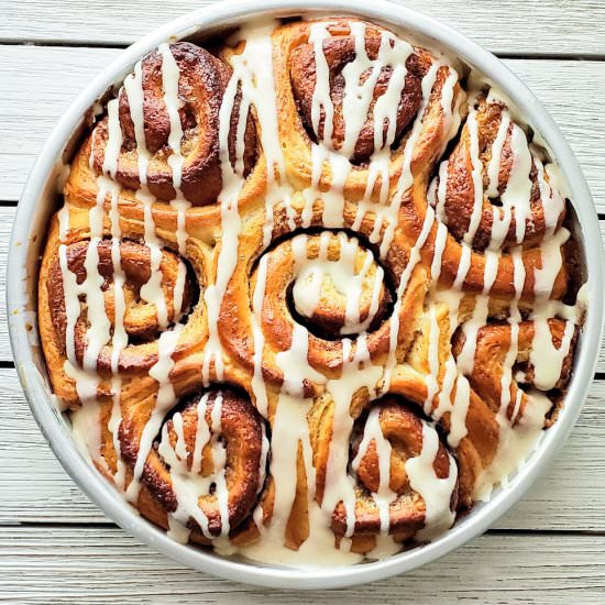 Chai Cinnamon Rolls - Recipe photo by leelscooks