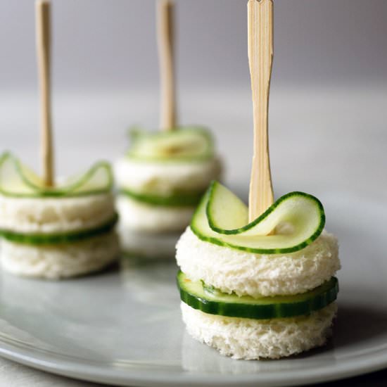 Cucumber Tea Sandwiches - Recipe photo by ohhowcivilized