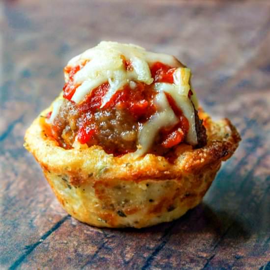 Low Carb Meatball Sub Cups - Recipe photo by MyLifeCookbook