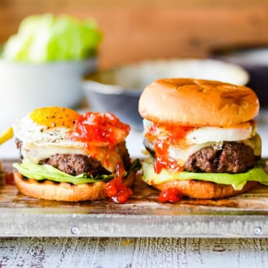 Bison Burgers with Peppadew Jam - Recipe photo by linger