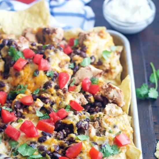 Slow Cooker Spicy Chicken Nachos - Recipe photo by 5boysbaker