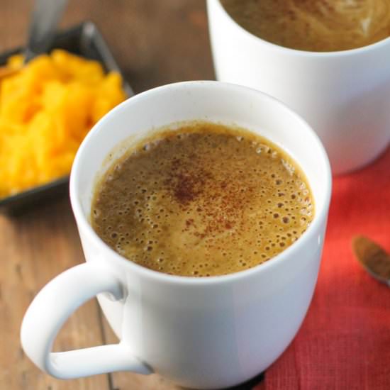 Paleo Pumpkin Bulletproof Coffee - Recipe photo by tessadomesticdiva