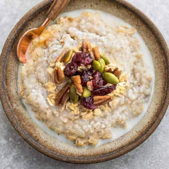 Pumpkin Steel Cut Oats - Recipe photo by LifemadeSweeter