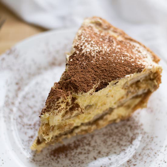 Tiramisu Pie - Recipe photo by omgfood.com