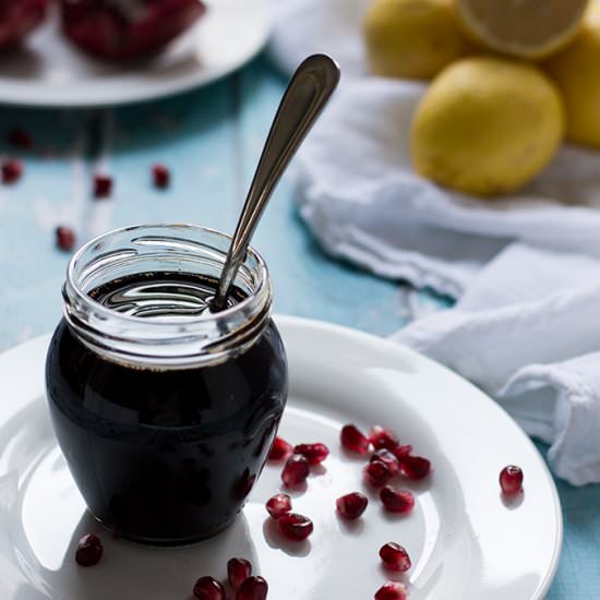 Pomegranate Molasses - Recipe photo by omgfood.com