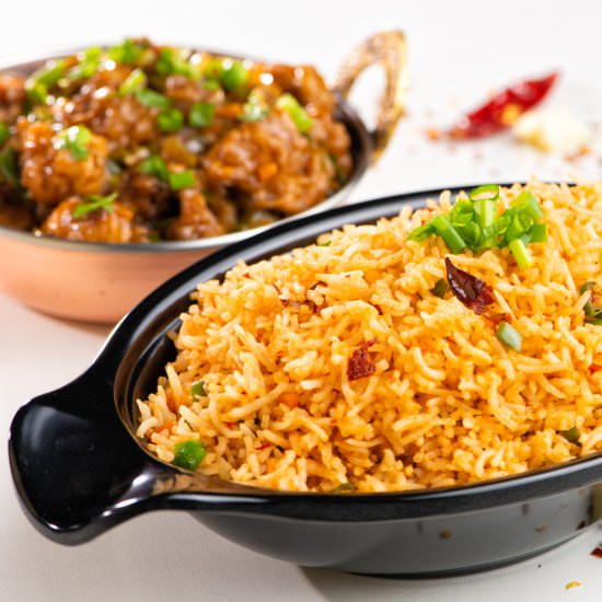 Chilli Garlic Fried Rice - Recipe photo by meemiskitchen
