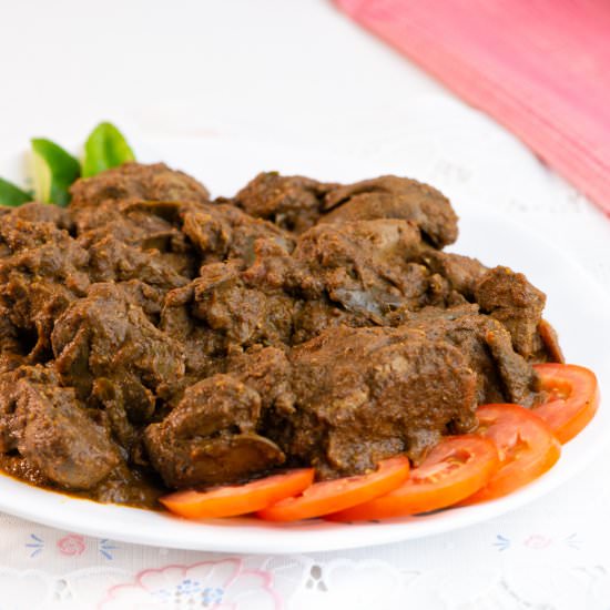 Chicken Liver Curry - Recipe photo by meemiskitchen