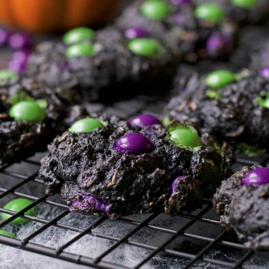 Black Pumpkin Cookies - Recipe photo by peanutbutterandfitness