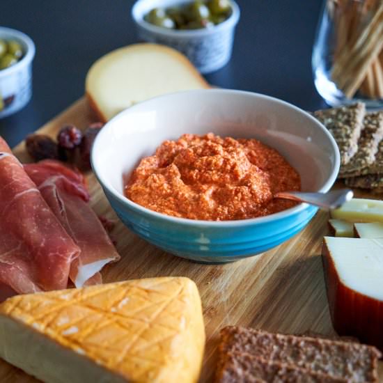 Roasted Red Pepper Dip - Recipe photo by In Carinas Kitchen