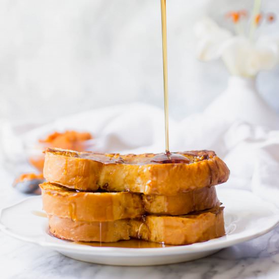 Baked Pumpkin French Toast - Recipe photo by heyemilyann