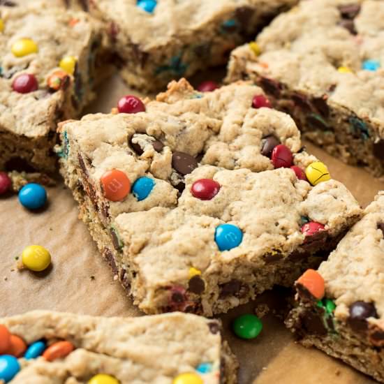 Monster Cookie Bars - Recipe photo by certifiedpastryaficionado