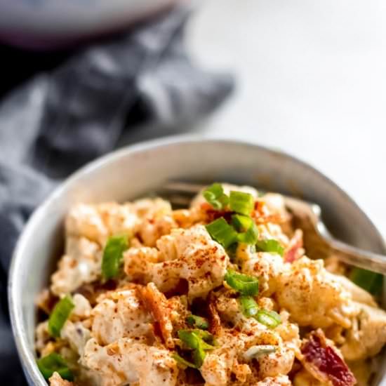 Keto Loaded Cauliflower Salad - Recipe photo by realbalanced