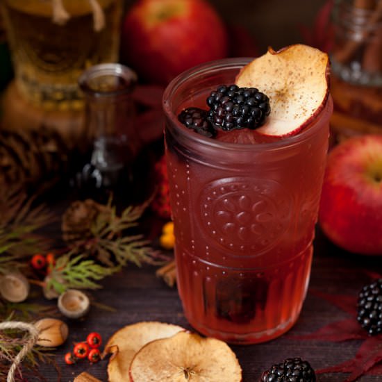 Autumn Gin & Tonic with Blackberry - Recipe photo by littlesugarsnaps