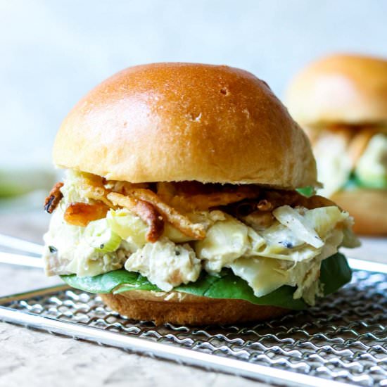 Hot Artichoke Chicken Salad - Recipe photo by Moms Dinner