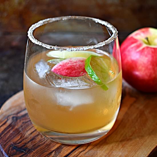 Smoky Apple Margarita - Recipe photo by The Boozy Oyster