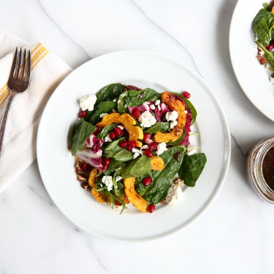 Roasted Squash Salad - Recipe photo by FromScratchFast