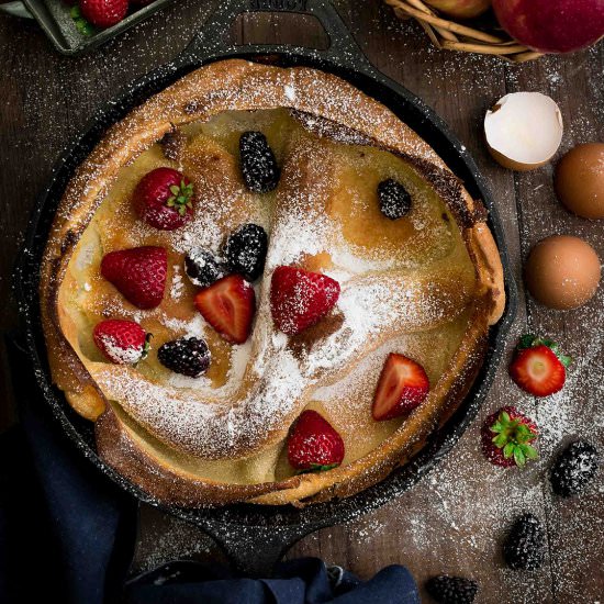Dutch Baby Pancake - Recipe photo by pepperdelight