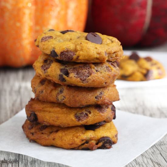 Pumpkin Chocolate Chip Cookies - Recipe photo by dessarts