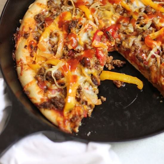 Classic Taco Pizza - Recipe photo by suebeehomemaker