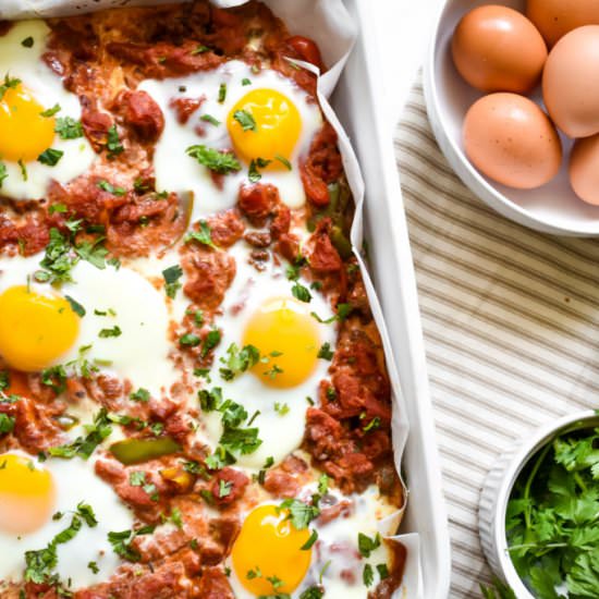 Southwest Breakfast Bake - Recipe photo by beautyandthebenchpress