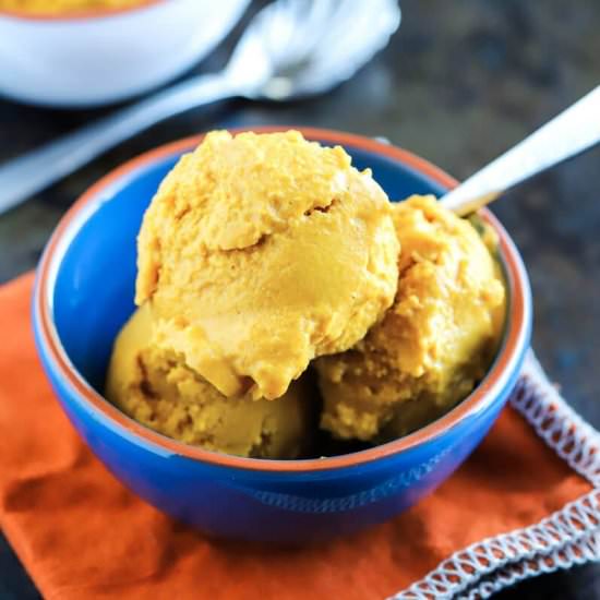 Pumpkin Gelato - Recipe photo by recipesworthrepeating