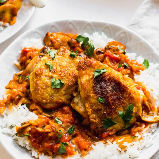 Chicken Marengo - Recipe photo by foodandtable