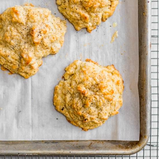 Maple Pepper Drop Biscuits - Recipe photo by foodandtable