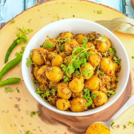 Restaurant Style Jeera Aloo - Recipe photo by Priyanka DK