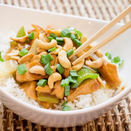 Cashew Chicken - Recipe photo by Devour Dinner