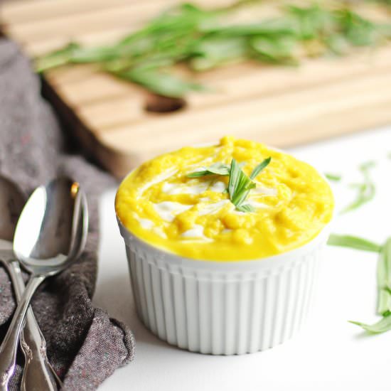 Golden beets with tarragon yogurt - Recipe photo by Rhubarbarians