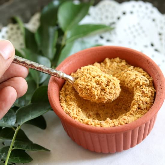 Kara Sundal Podi - Recipe photo by Masalachilli