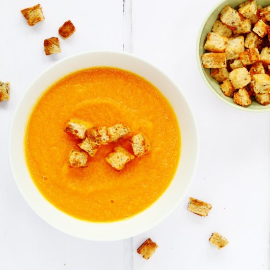 Carrot and Ginger Soup - Recipe photo by Searchingforspice