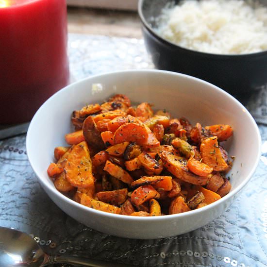 Roasted Carrots with Garlic & Herbs - Recipe photo by cucinabella