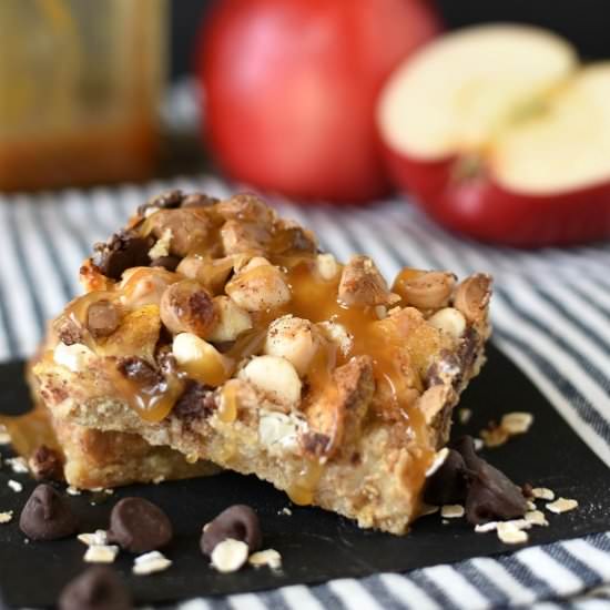 Caramel Apple Magic Cookie Bars - Recipe photo by littledairyontheprairie