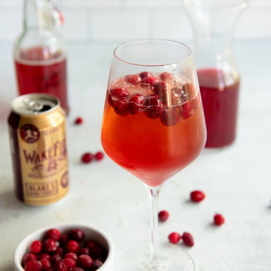 Hard Cider Kombucha Mimosa - Recipe photo by wholefully