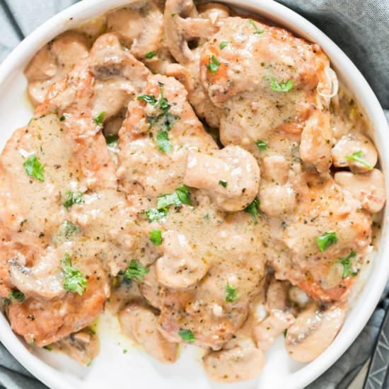 Creamy Instant Pot Chicken Marsala - Recipe photo by currytrail